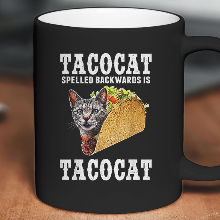 Tacocat Spelled Backwards Is Tacocat Funny Cat Gift Coffee Mug