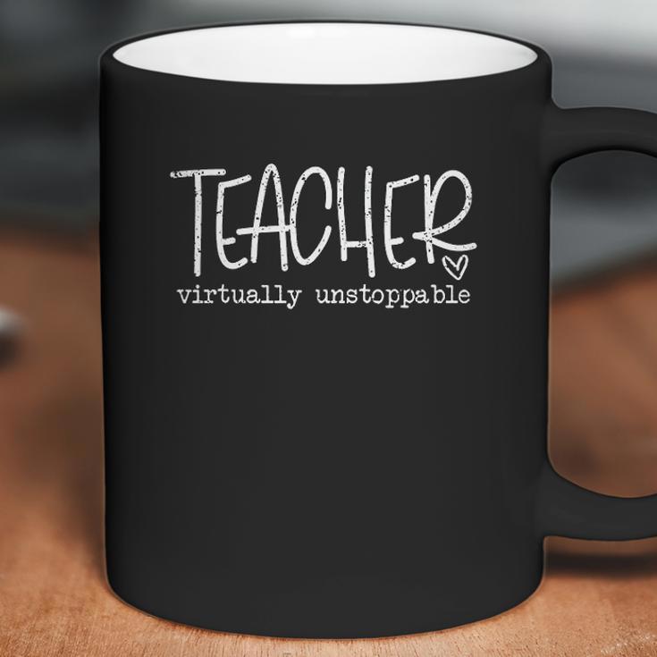 Teacher Virtually Unstoppable Trending Social Distancing Coffee Mug