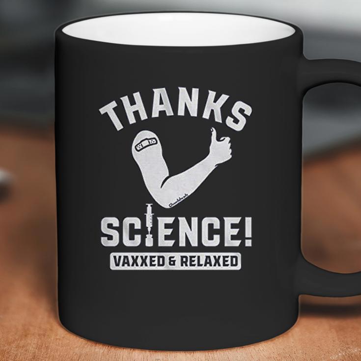 Thanks Science Vaxxed Relaxed Coffee Mug