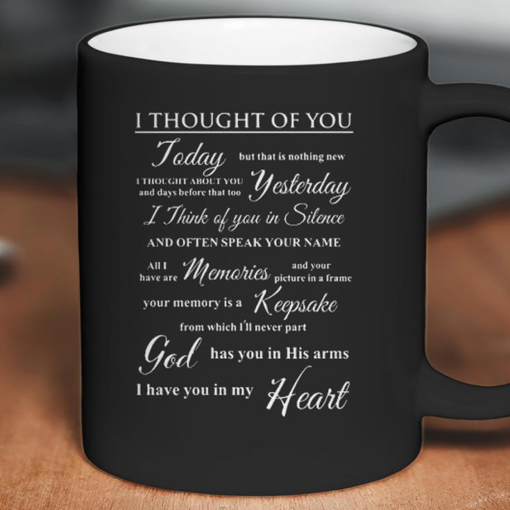 I Thought Of You Graphic Aesthetic Gift 2022 Coffee Mug