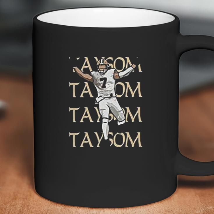 Tobin Clothing Black New Orleans Taysom Text Pic Coffee Mug