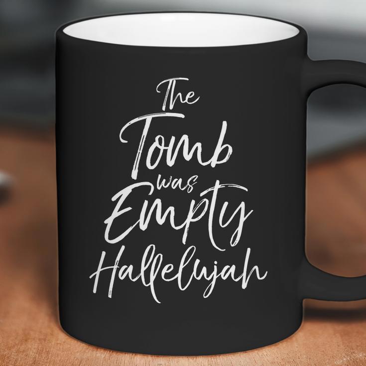 The Tomb Was Empty Hallelujah Cute Easter Praise Coffee Mug