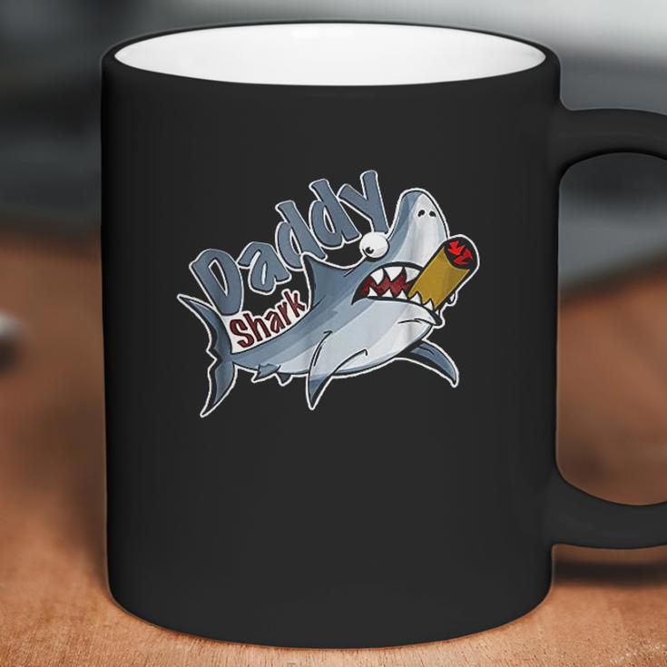 Tough Smoking Daddy Shark Coffee Mug