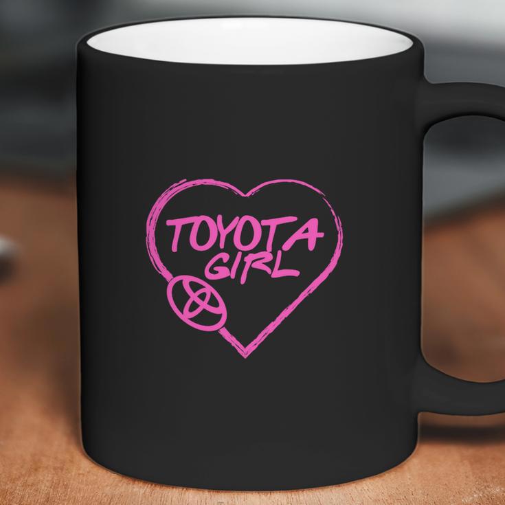 Toyota Girl Pink Heart Lovely Coffee Mug