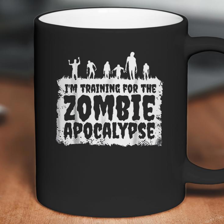 Im Training For The Zombie Apocalypse Funny Fitness Coffee Mug