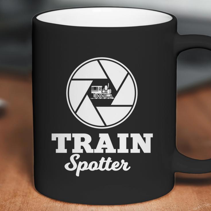 Trainspotter Design Trainspotting With Photo Camera Cool Gift Graphic Design Printed Casual Daily Basic Coffee Mug