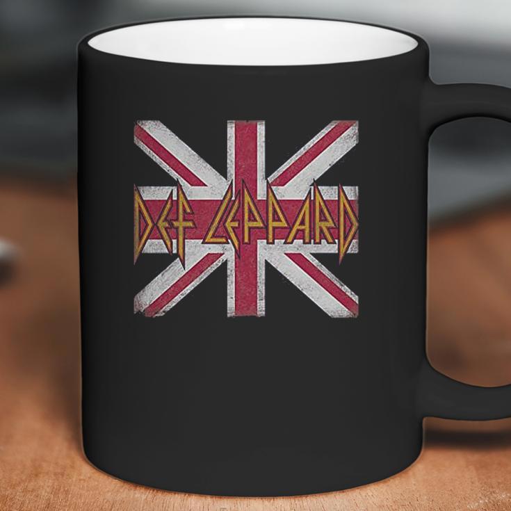 Trevco Def Leppard Union Jack Coffee Mug