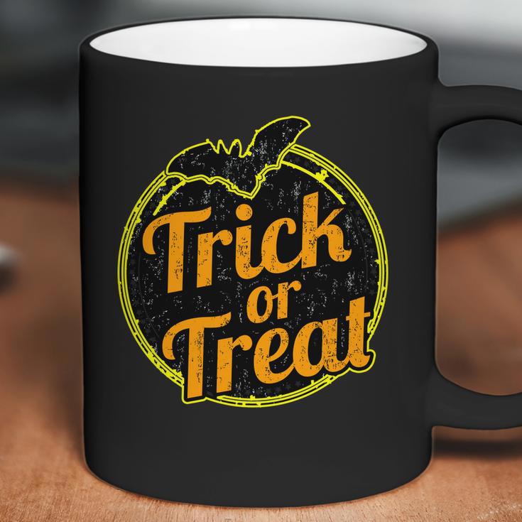 Trick Or Treat Bat Logo Coffee Mug