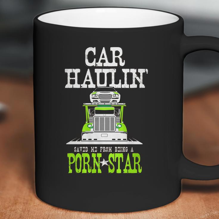 Truck Driver Car Hauler Porn Star Coffee Mug