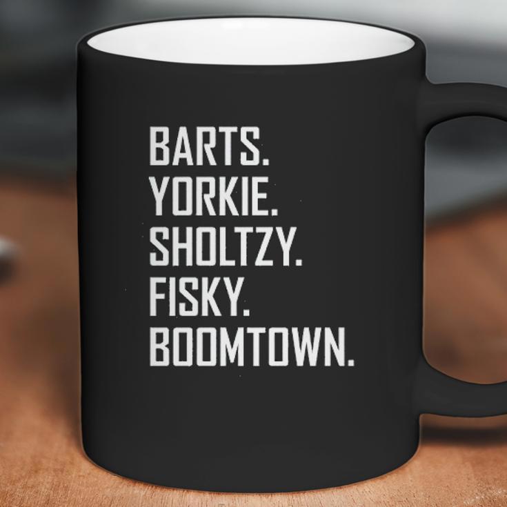 Ugp Campus Apparel Barts Yorkie Sholtzy Fisky Boomtown Funny Hockey Coffee Mug