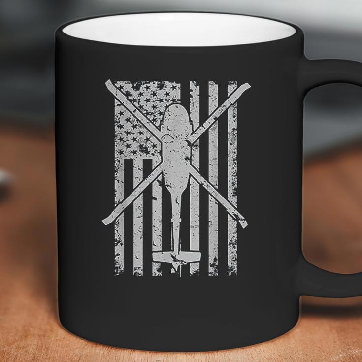 Uh60 Black Hawk Military Helicopter Patriotic Flag Coffee Mug