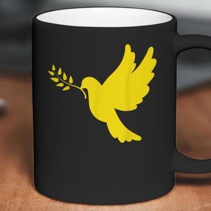 Ukraine Peace Dove Support Ukraine Anti War Men Women T-Shirt Graphic Print Casual Unisex Tee Coffee Mug