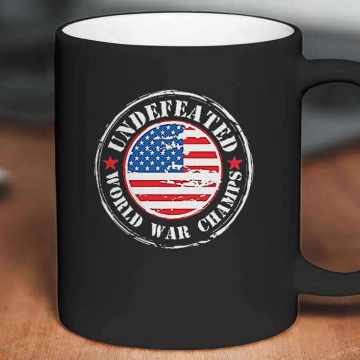 Undefeated World Champ Graphic Novelty Sarcastic Coffee Mug