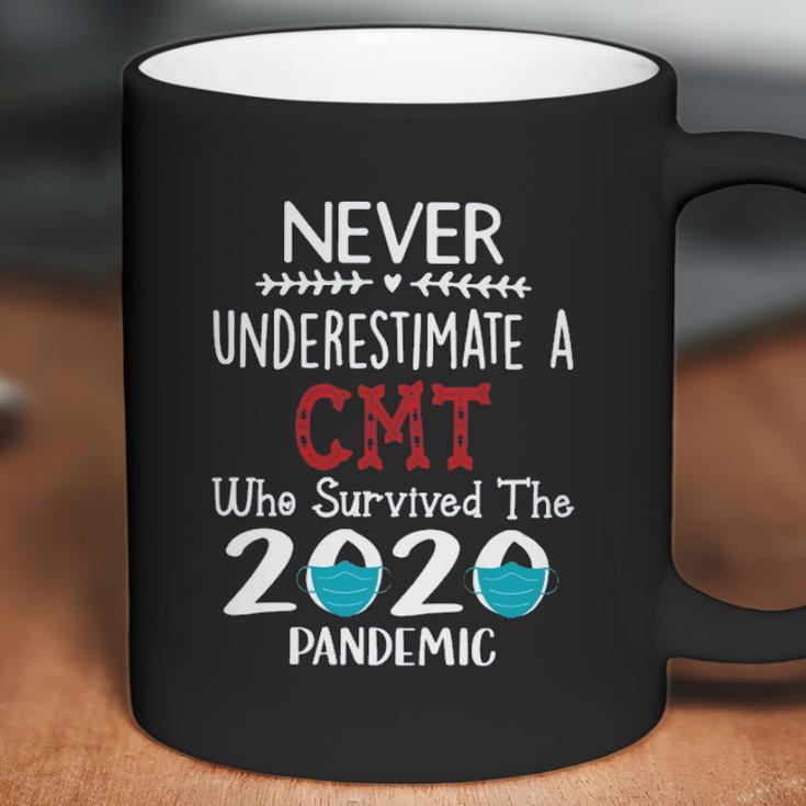 Never Underestimate Who Survived The Pandemic Cmt Coffee Mug