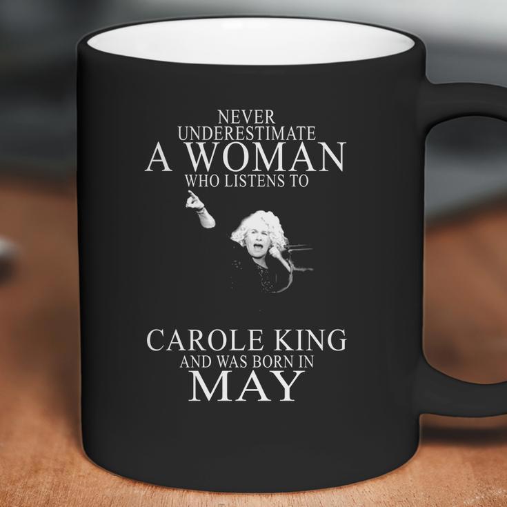 Never Underestimate A Woman Who Listens To Bruce Springsteen And Was Born In July Coffee Mug