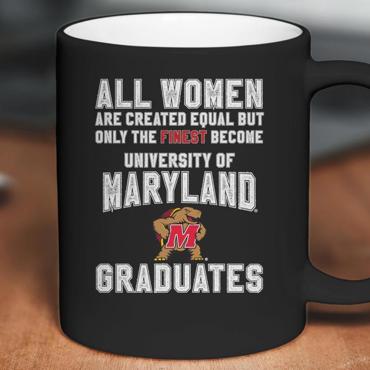 University Of Maryland Graduated Woman Coffee Mug