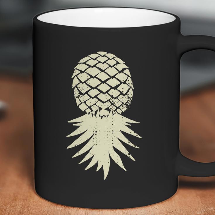 Upside Down Pineapple Subtle Vacation Funny Swinger Cute Gift Coffee Mug