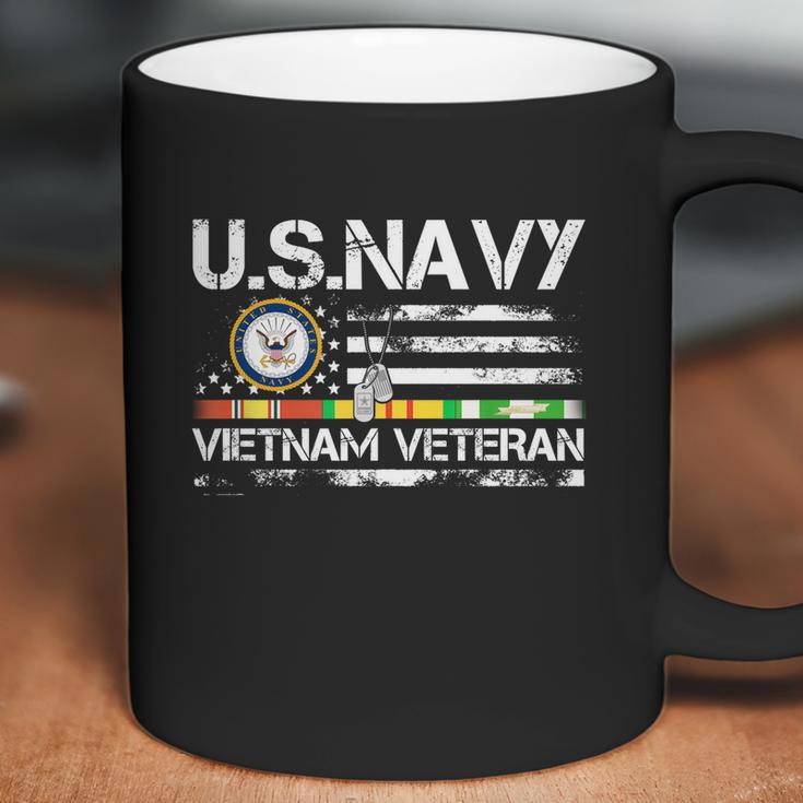 Us Navy Vietnam Veteran Usa Flag Vietnam Vet Flag Gift Graphic Design Printed Casual Daily Basic Coffee Mug