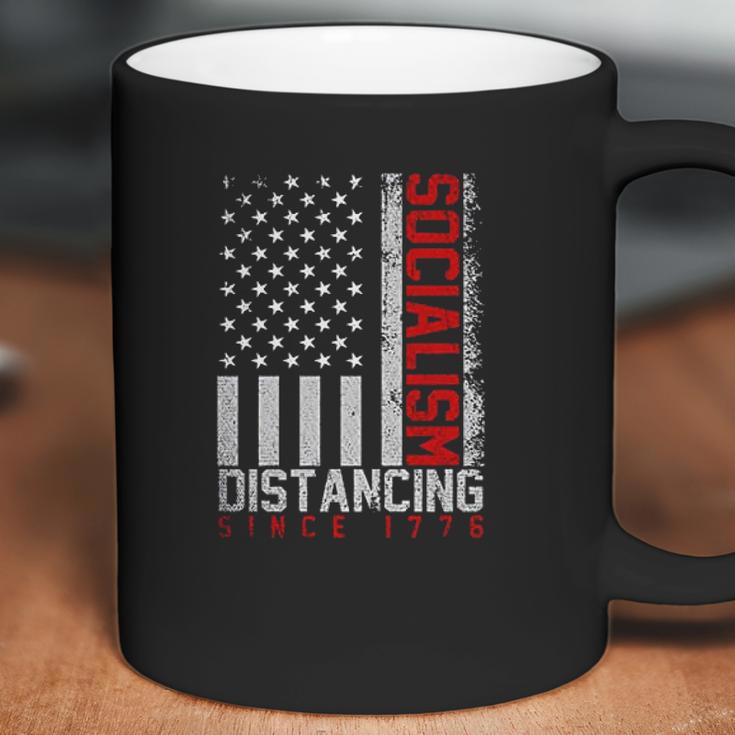 Usa Flag Socialism Distancing Since 1776 Coffee Mug