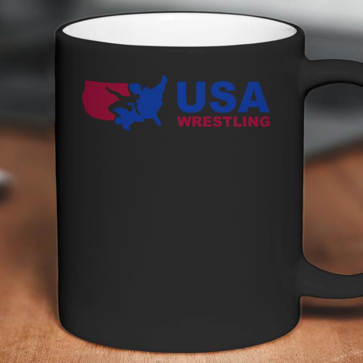 Usa Wrestling Coffee Mug