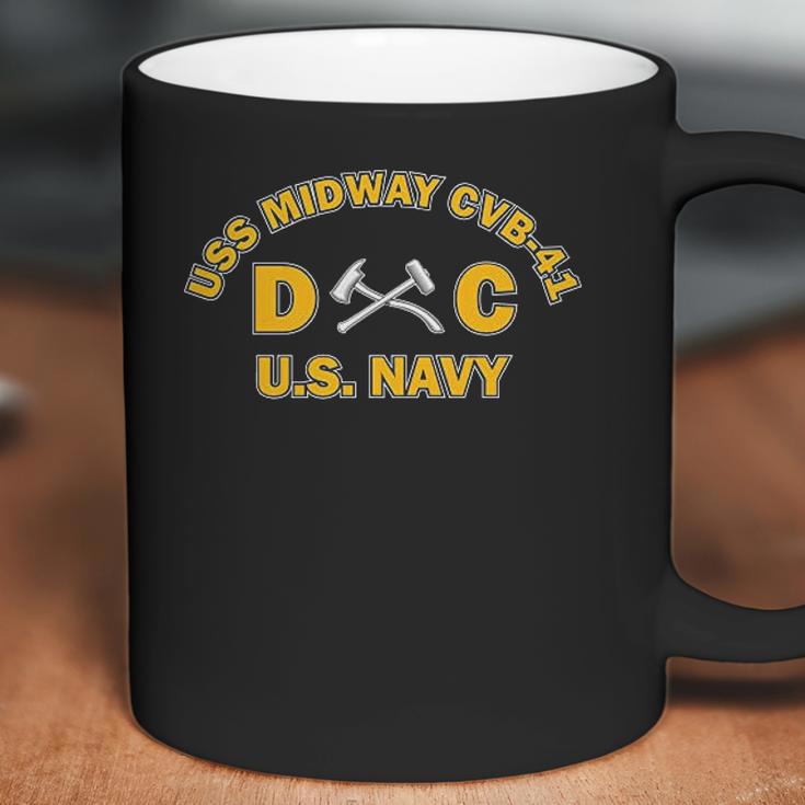 Uss Midway Cvb41 Rate Dc Damage Controlman Coffee Mug