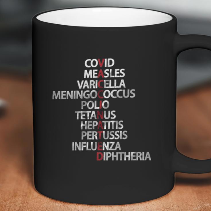 Vaccinated Covid Measles Varicella Interesting 2022 Gift Coffee Mug