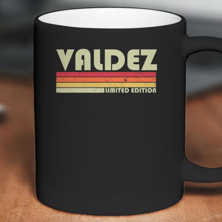 Valdez Surname Funny Retro Vintage 80S 90S Birthday Reunion Coffee Mug