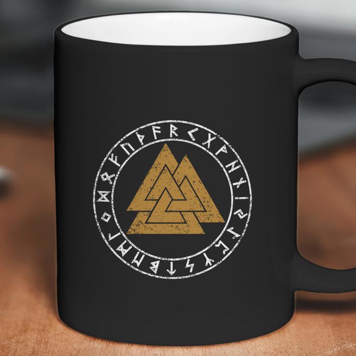 Valknut Odins Knot Norse Coffee Mug