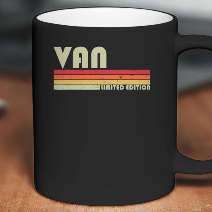 Van Name Personalized Retro Vintage 80S 90S Birthday Coffee Mug