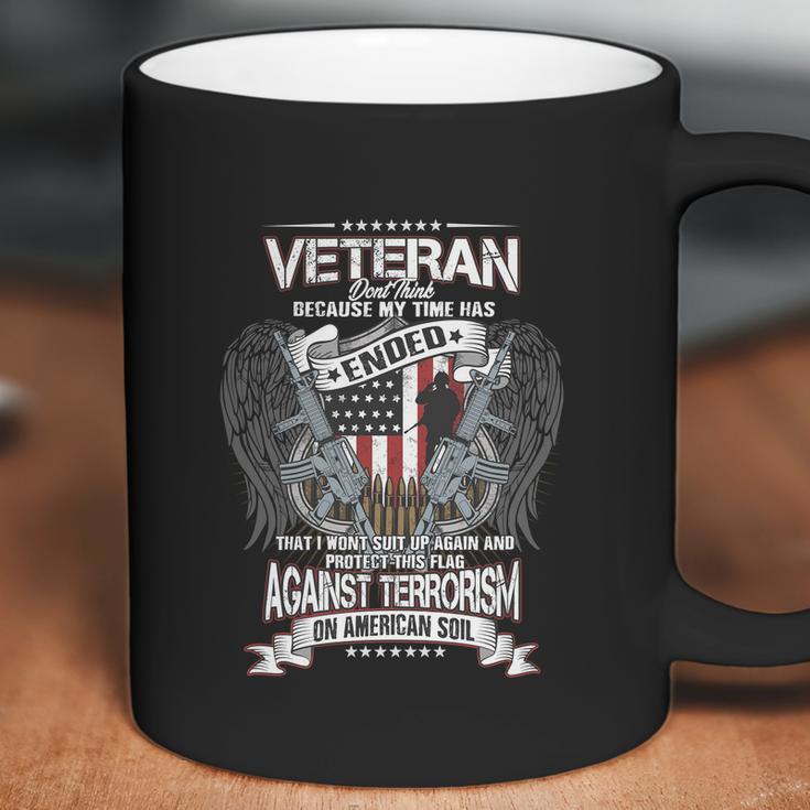 Veteran On American Soil Graphic Design Printed Casual Daily Basic Coffee Mug