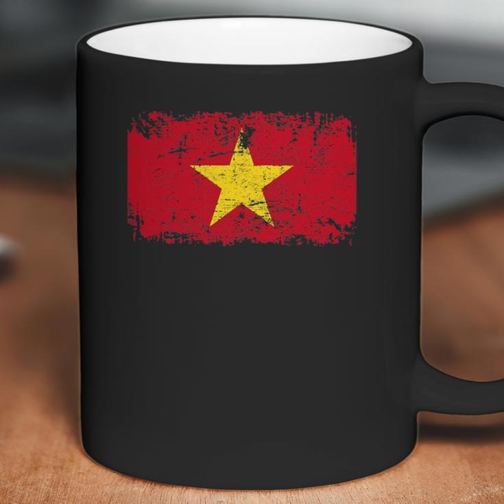 Vietnam Flag Vintage Men Women Kids Vietnam Coffee Mug