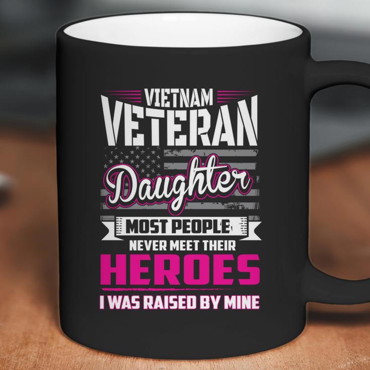 Vietnam Veteran Daughter Cute Gift Raised By My Hero Graphic Design Printed Casual Daily Basic Coffee Mug