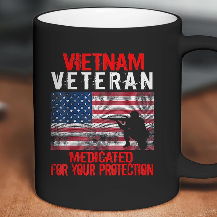 Vietnam Veteran Medicated For Your Protection Coffee Mug