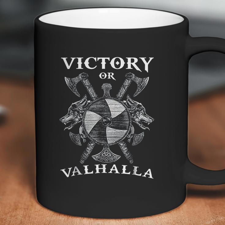 Vikings Rise Victory Or Valhalla Coffee Mug