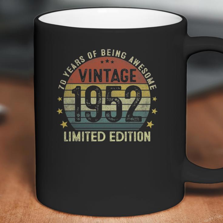 Vintage 1952 70 Years Old Gifts 70Th Birthday Gifts For Men Coffee Mug