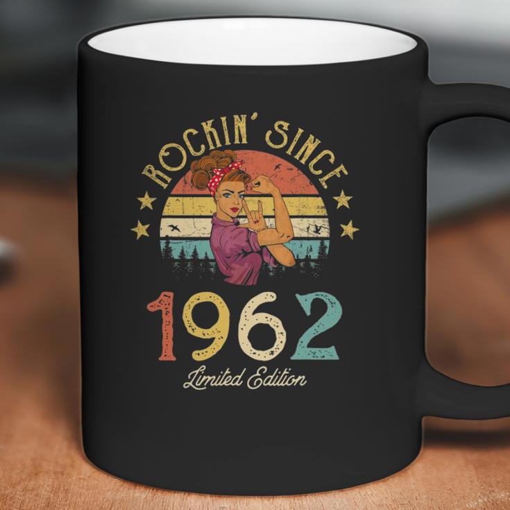 Vintage 1962 Rockin Since 60Th Birthday Women 60 Years Old Coffee Mug