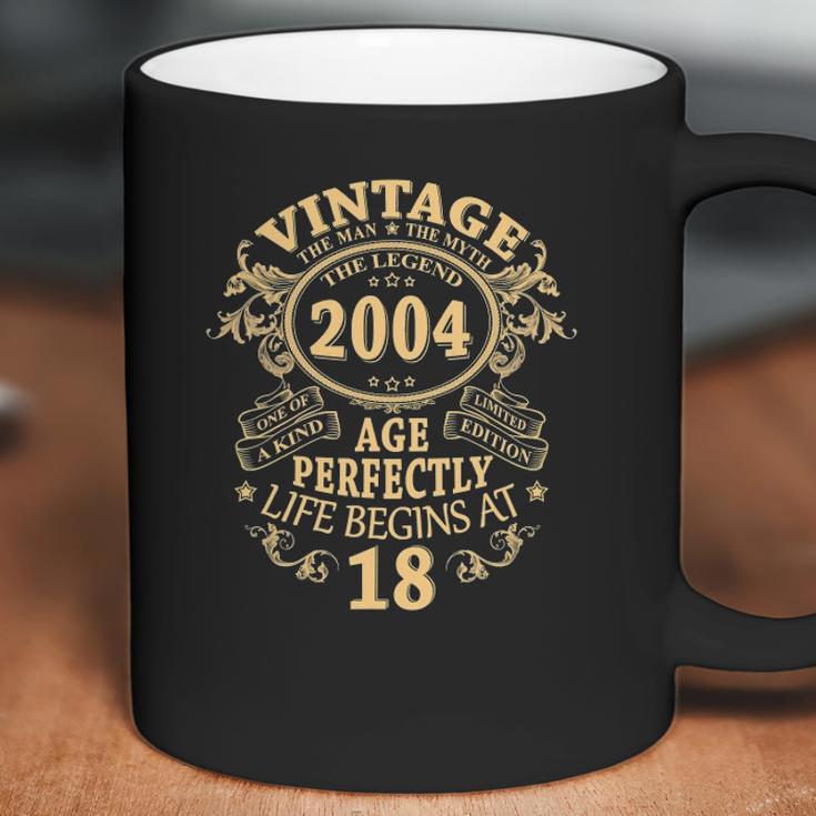 Vintage 2004 The Man Myth Legend 18 Years Old Birthday Gifts Coffee Mug