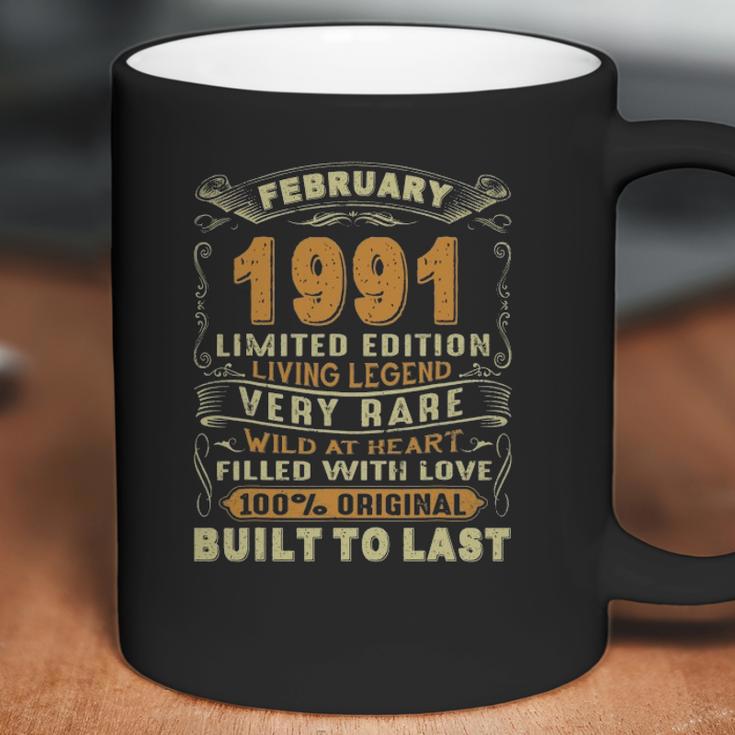 Vintage 31 Years Old February 1991 31St Birthday Gifts Idea Coffee Mug