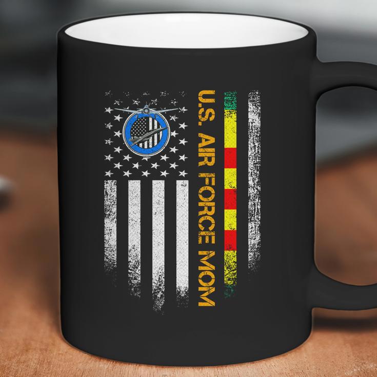 Vintage American Flag Proud Us Air Force Vietnam Veteran Mom Gift Graphic Design Printed Casual Daily Basic V2 Coffee Mug