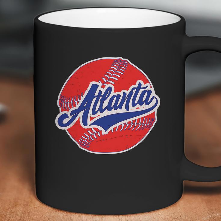 Vintage Atlanta Baseball Sports Logo Coffee Mug