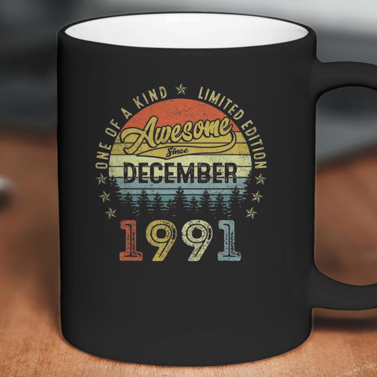 Vintage Awesome Since December 1991 30 Years Old Birthday Coffee Mug