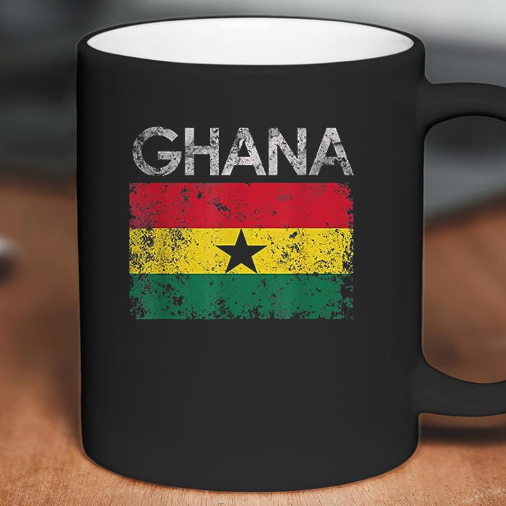 Vintage Ghana Ghanaian Flag Pride Gift Coffee Mug