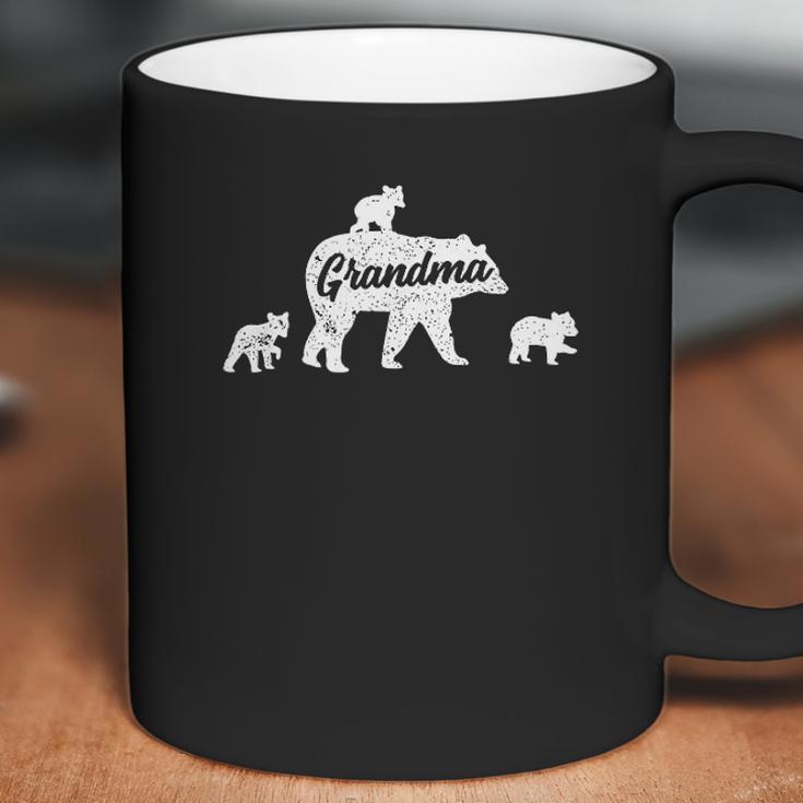 Vintage Grandma Bear 3 Cubs Coffee Mug