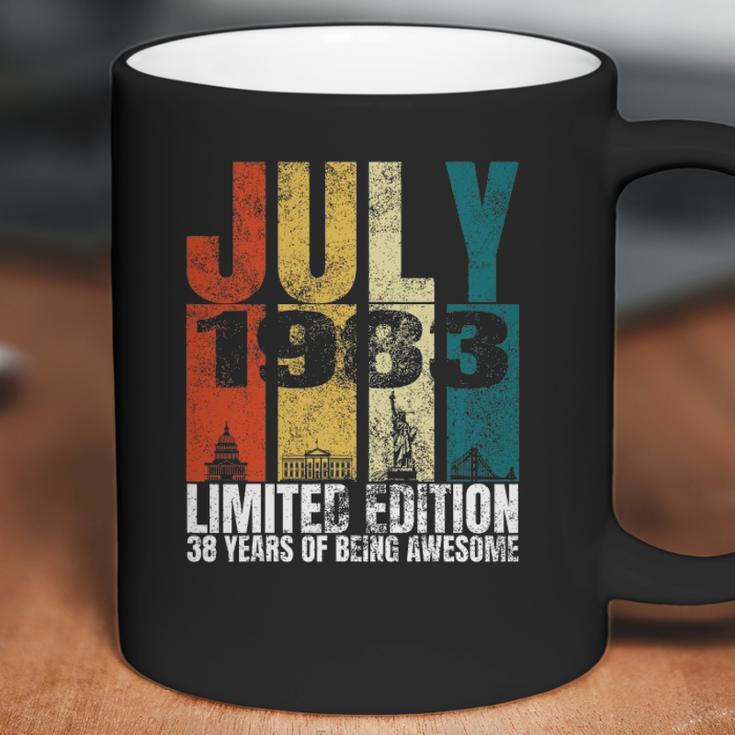 Vintage July 1983 Bday Costume 38 Years Old 38Th Birthday Coffee Mug