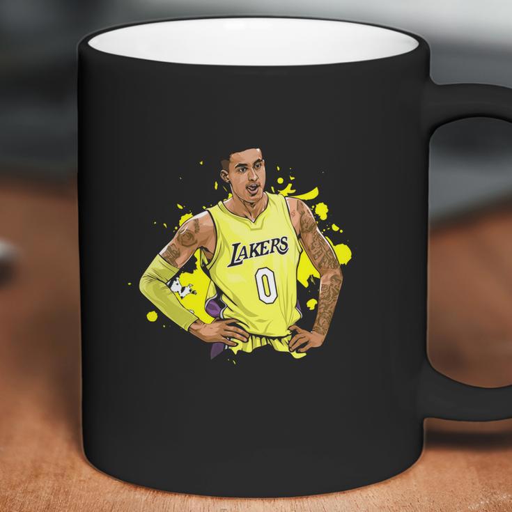 Vintage Graphic Kyle Kuzma Lakers Team Artwork Coffee Mug