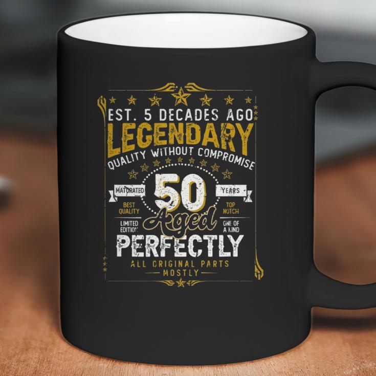 Vintage Legendary 50 Years Old Aged Perfectly 50Th Birtday Coffee Mug