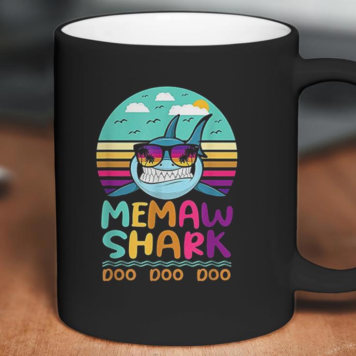 Vintage Memaw Shark Doo Doo Doo Birthday Gifts Coffee Mug