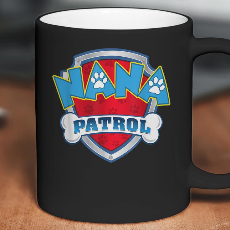 Vintage Nana Patrol Funny Dog Dad Mom For Men Women Coffee Mug