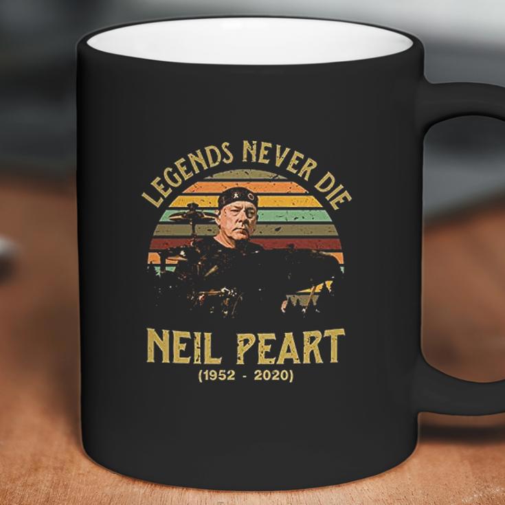 Vintage Neil Peart Legend Never Die Coffee Mug