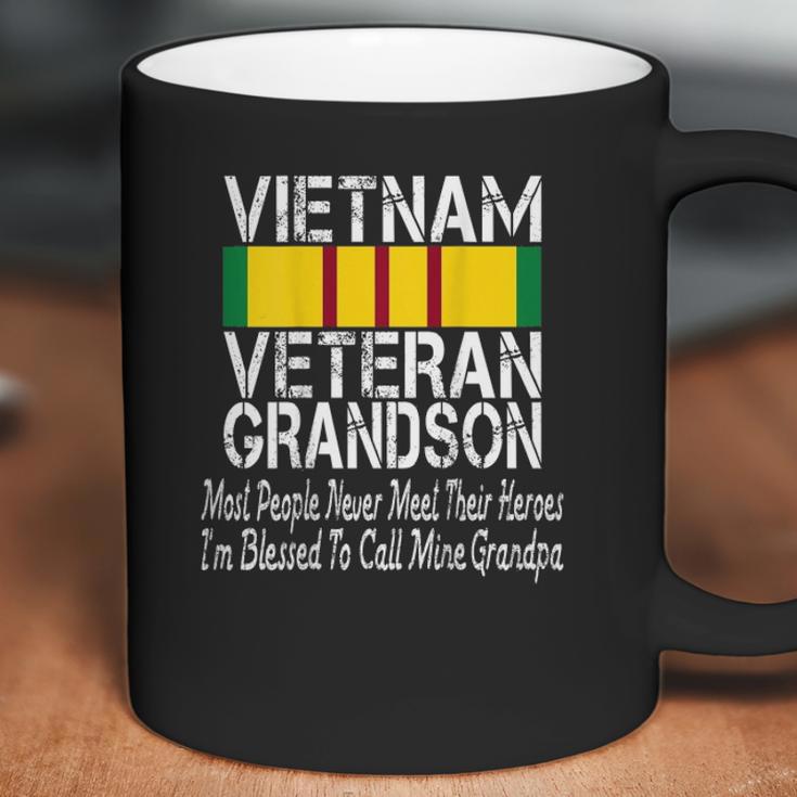 Vintage Proud Vietnam Veteran Grandson Coffee Mug